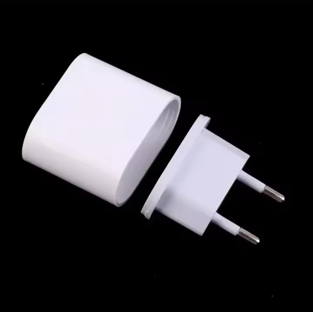 Hidden Compartment USB -C EU Plug Wall Power Adapter- Secret Diversion Safe