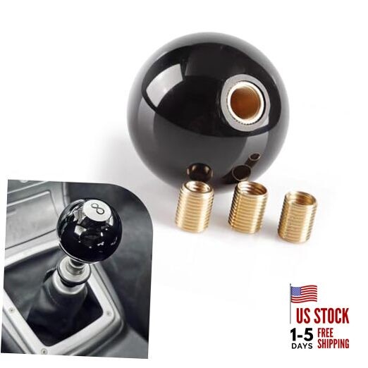1 PC 8 Ball Shift Knob, Acrylic Gear Billiard Shifter Knobs, Round Shape Pool