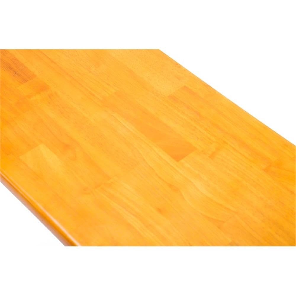 Boraam Shaker Bench, Black/Oak