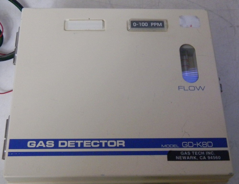 Gas Tech GD-K8D Gas Detector, 0-100 PPM, Used