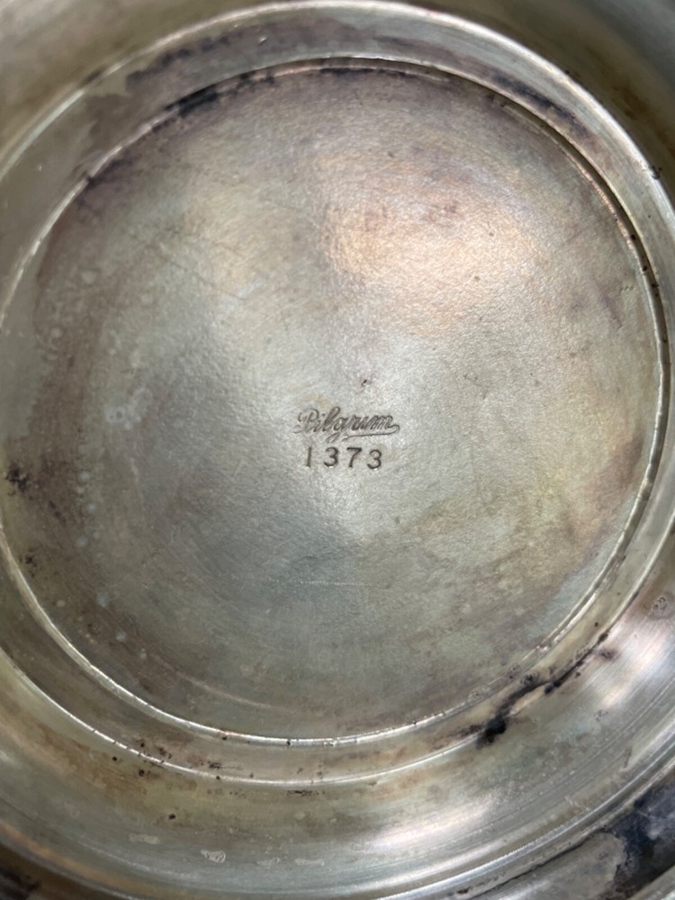 Pilgrim brand, silver plated water pitcher / vase