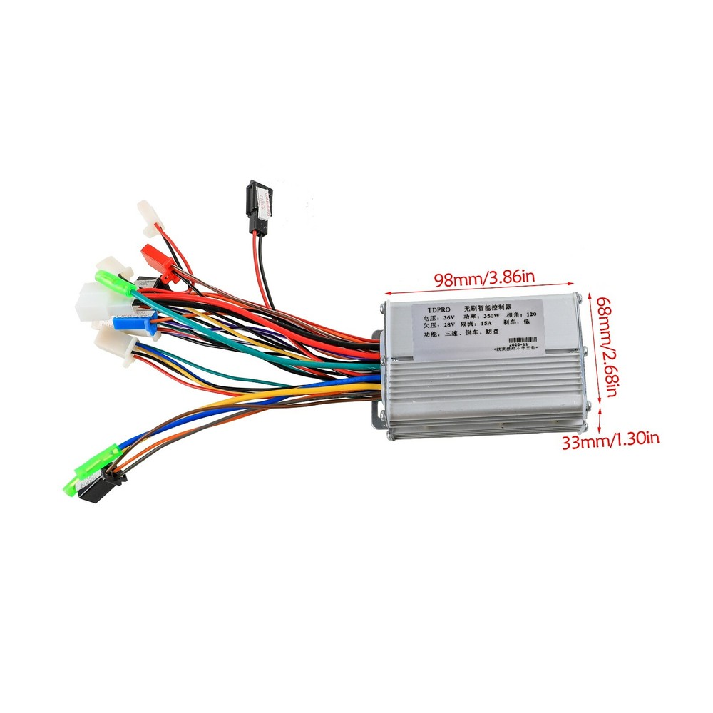 350Watt 36V Brushless DC Motor Controller Speed Controller Bicycle Scooter 125cc
