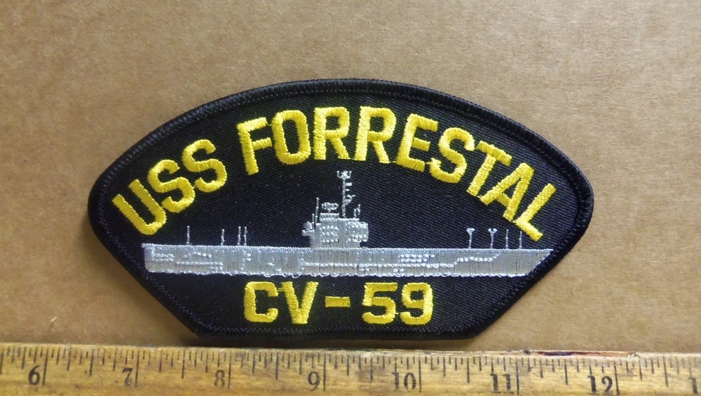 US Navy - USS Forrestal CV-59 Embroidered Patch