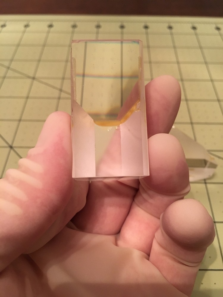 Olympus / Spectra Tech - Nicolet / Raman Microscope Eyepiece Prisms - Laser - #1
