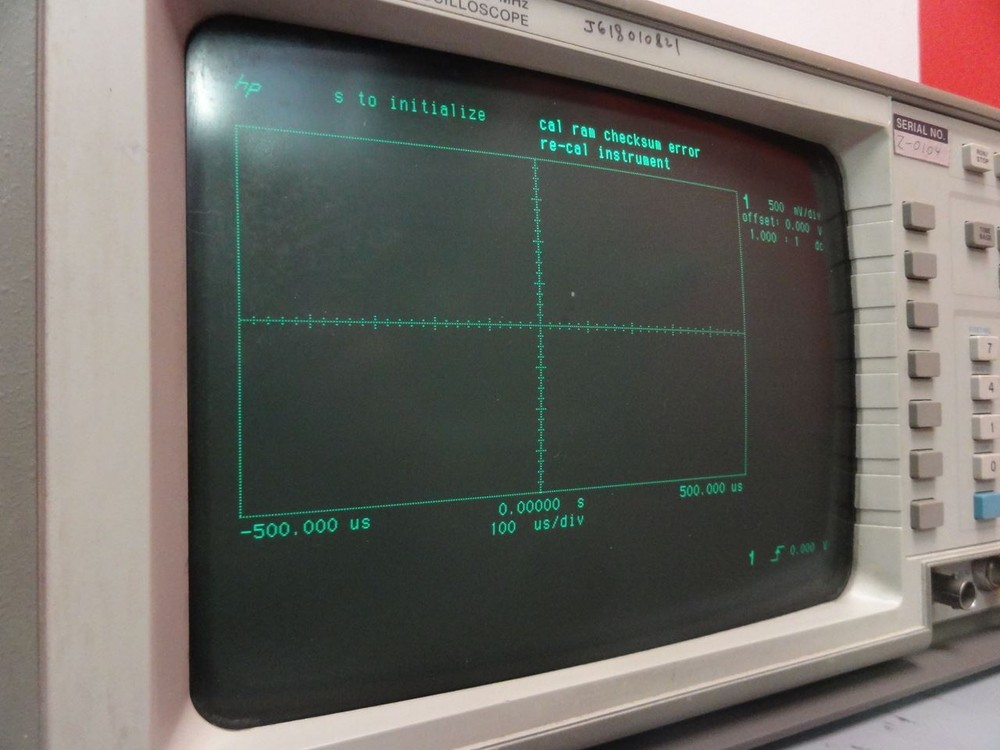 Hewlett Packard 54510A Digitizing Oscilloscope