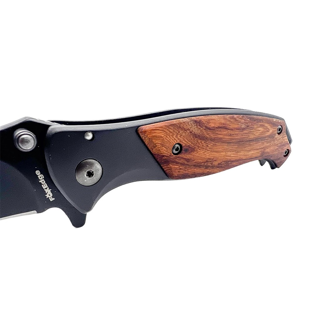 Fox Edge FE044 3.75" Stainless Steel Blade Frame Lock EDC Folding Pocket Knife