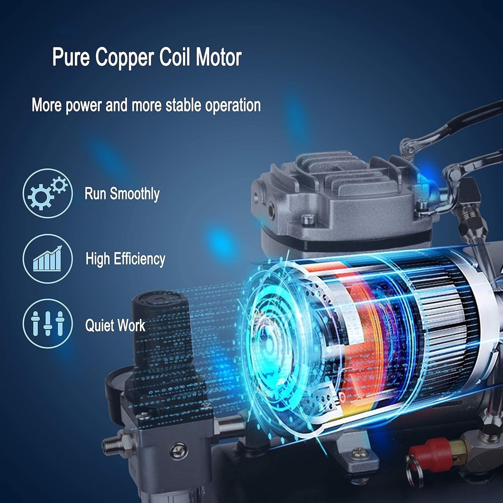 Mini Compressor for Model Painting & Automotive Graphic=
