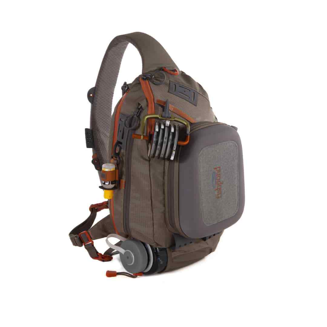 FISHPOND SUMMIT SLING 2.0 FLY FISHING PACK IN GRAVEL COLOR FREE US SHIPPING