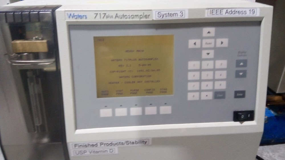 Waters 717 Plus HPLC Autosampler Liquid Chromatography WAT078900 Carousel Error