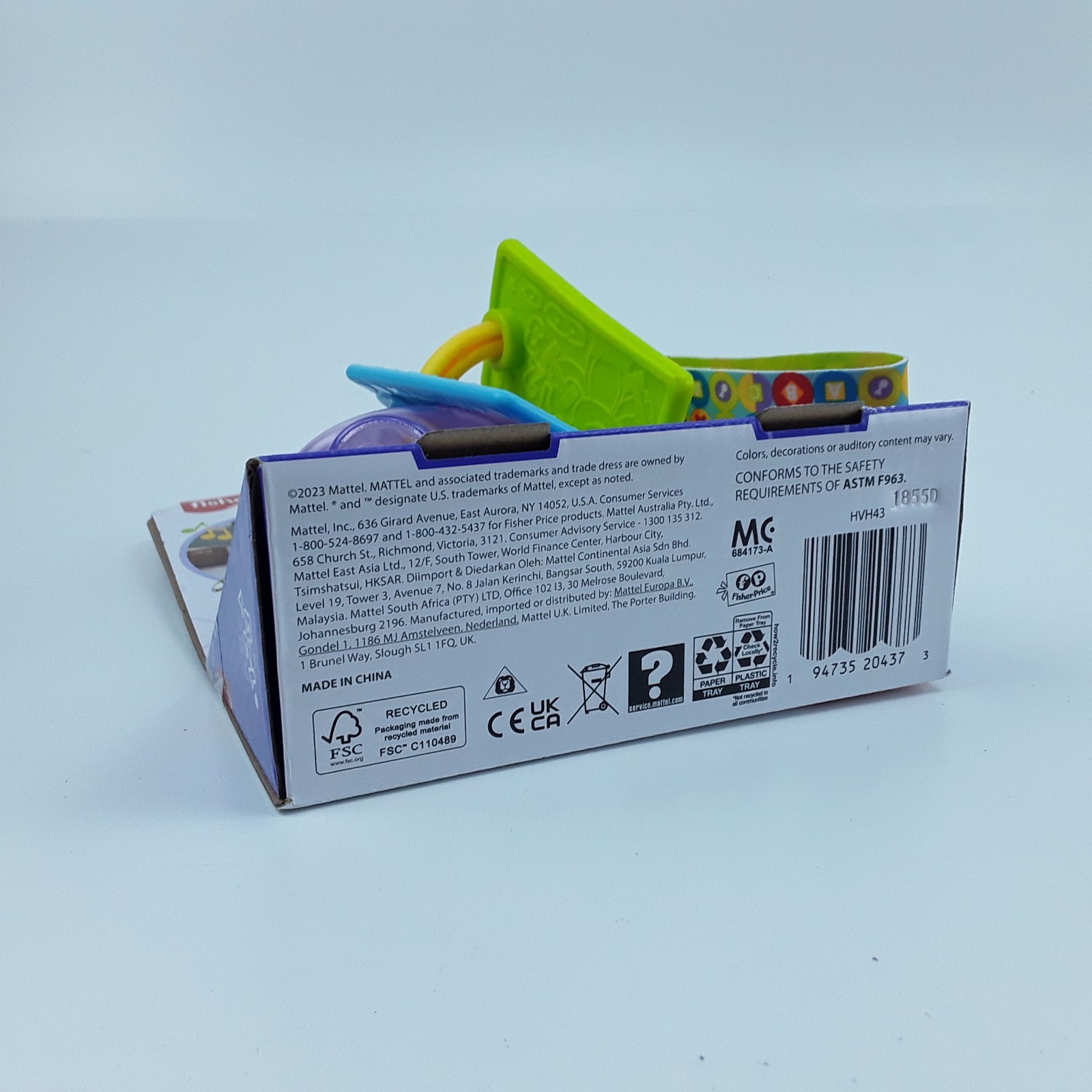 Mattel Fisher-Price Laugh & Learn Play & Go Activity Keys Baby and Toddler Toy