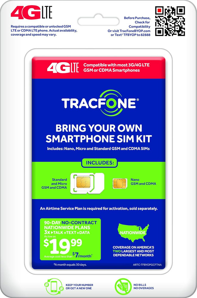 Bring Your Own Phone SIM Activation Kit – Retail Packaging