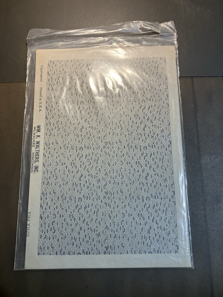 Walthers Building Paper
