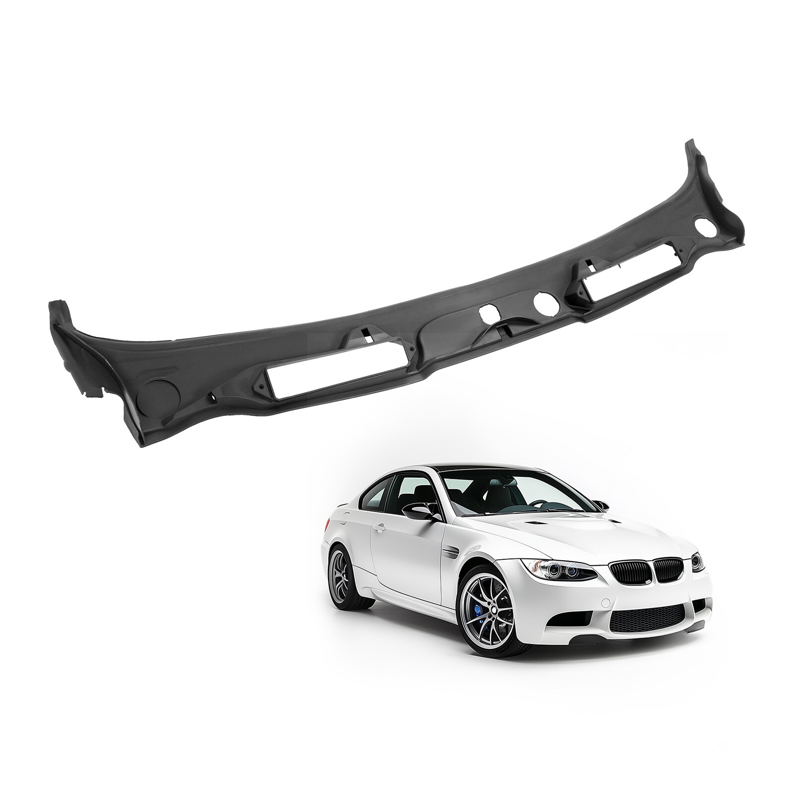 For BMW E90 325i 328i 330i 335i M3 06-12 Windshield Wiper Cowl Panel Vent Cover