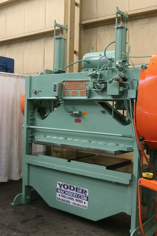 80 TON ROUSSELLE SSDC PRESS: YODER #69553