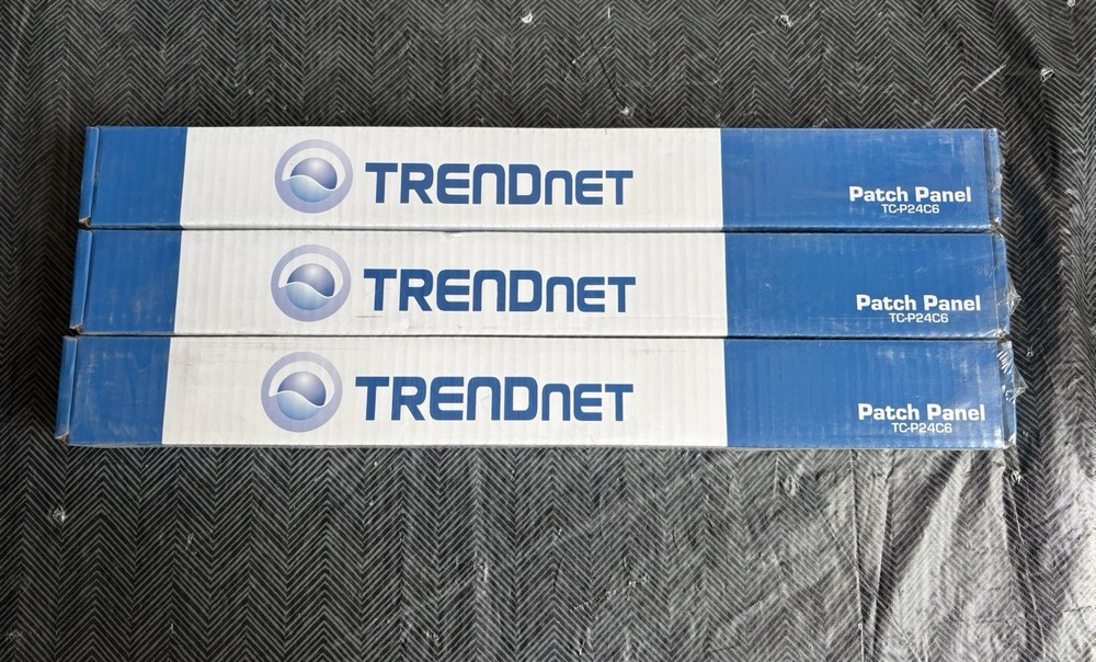 New/Unopened Box Trendnet Patch Panel TC-P24C6