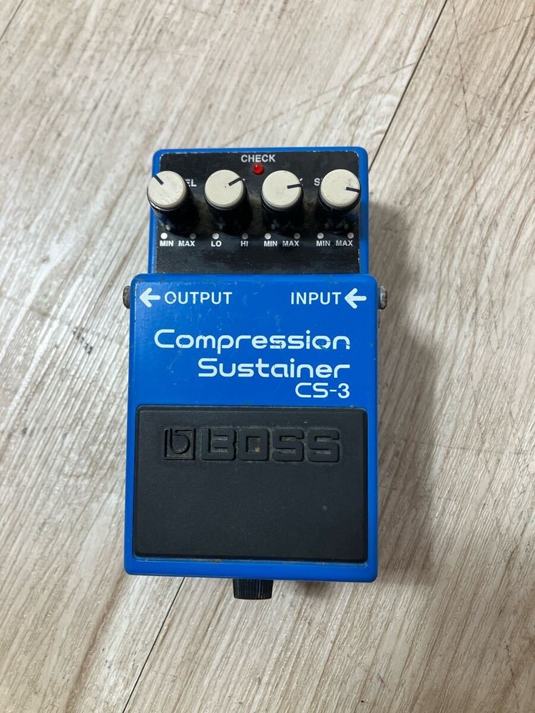 BOSS CS-3 Compression Sustainer Guitar Effect Pedal used