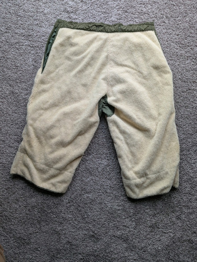 M-51 Arctic Trouser Liners, Medium Regular, 100% wool NOS