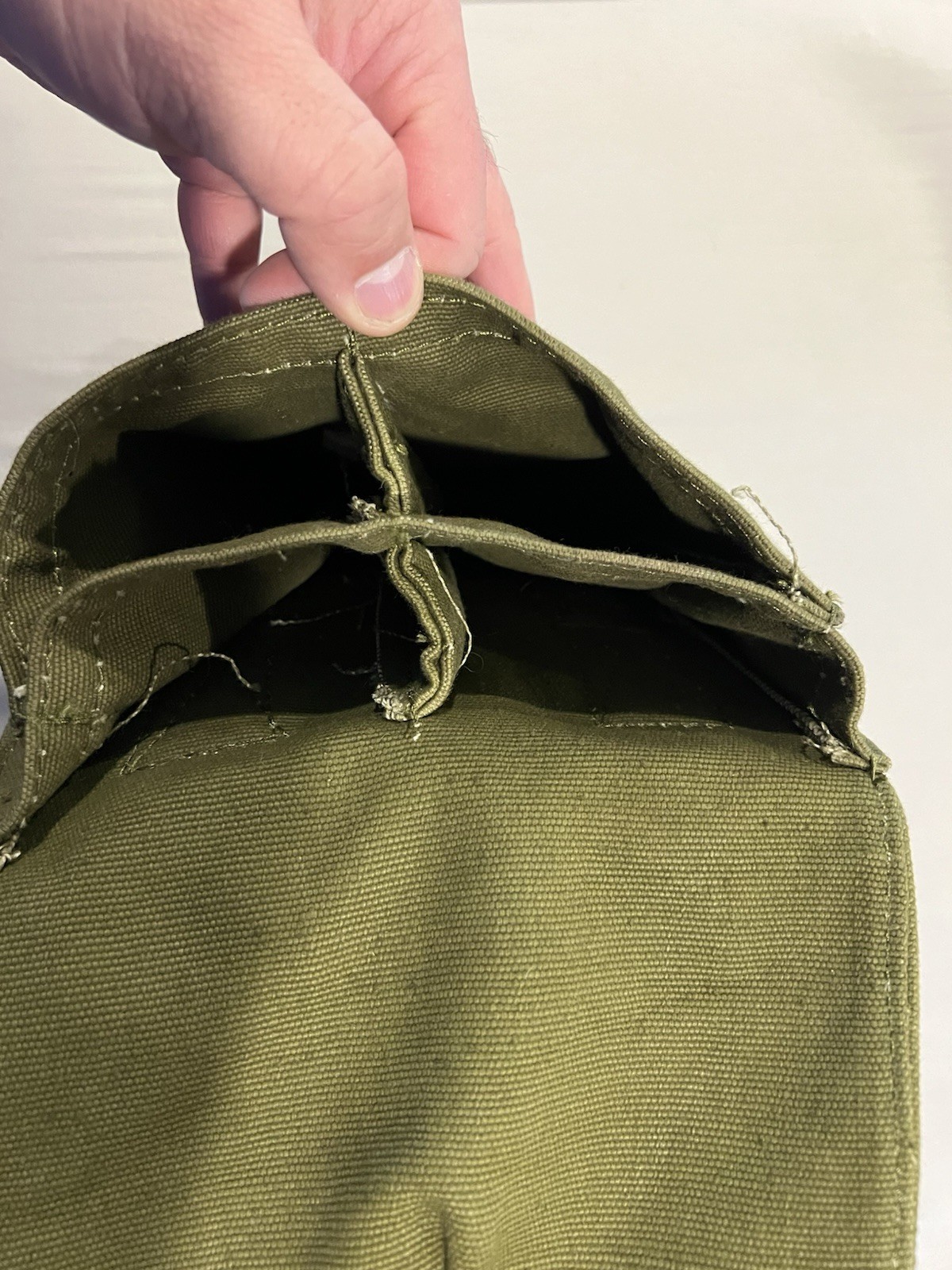 🇹🇩 Romanian Pouch 7.62X39 5.45x39 Canvas Magazine W Shoulder Strap 4-cell Long