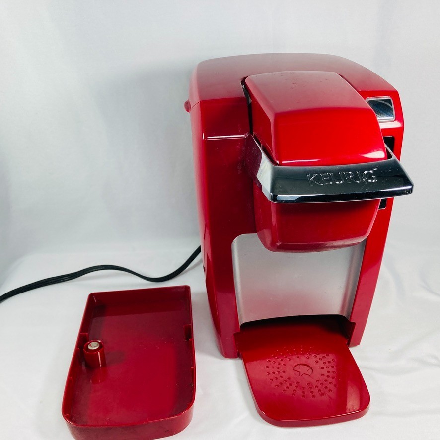 Keurig K10 Mini Plus Single Serve K-Cup Coffee Maker Red Tested Working