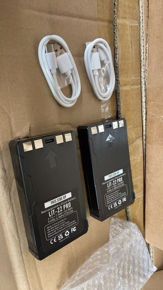 2-Pack Rechargeable LIT-22 Battery Compatible For Trail Camera Flex-M Flex G-36