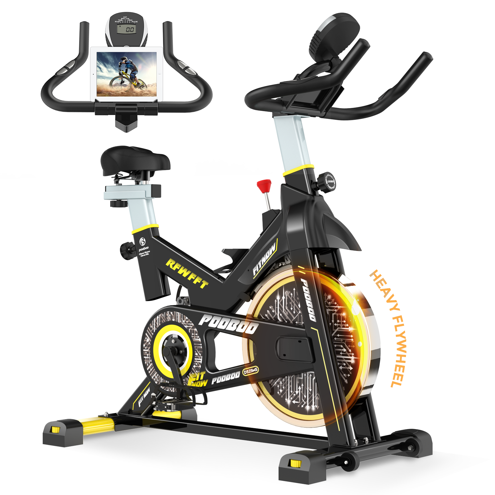 Indoor Cycling Bike Magnetic Stationary Bike Cycle Bike Fitness Exercise Bike