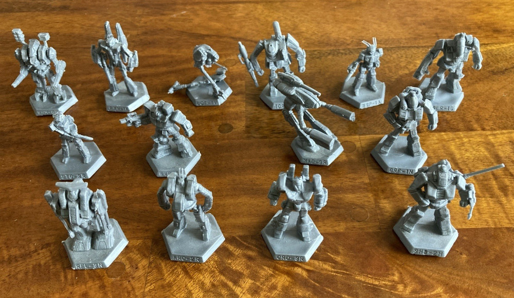 BATTLETECH Third Edition 1604 Box Set Complete w/Miniatures Maps Record Sheets