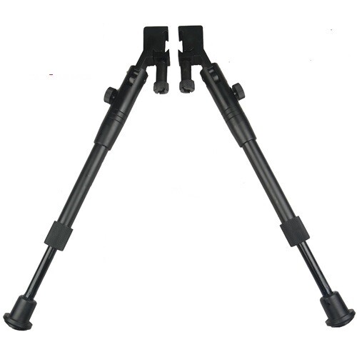 2 Two PC Side Weaver Rail Install Bipod 9" - 12 Center Height Adjustable Alumin