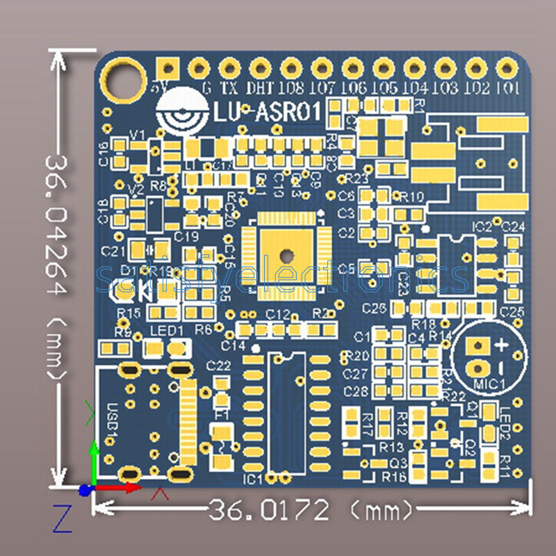 Intelligent Voice Recognition Module Voice Board VRM LD3320 Upgrade Version ASR
