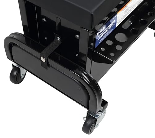 Mechanic Roller Seat with Tool Box - 3-Drawer Rolling Tool Chest Stool with