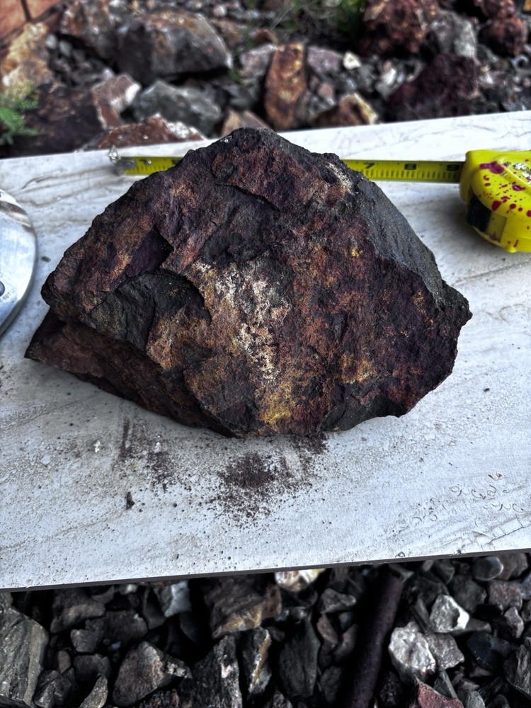 extremely dense copper silver gold iron ore from arizona