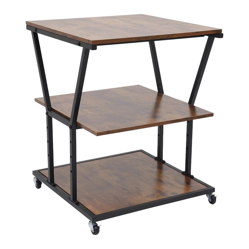 3-Tier Printer Stand Printer Storage Cart Printer Stand for Home/Office