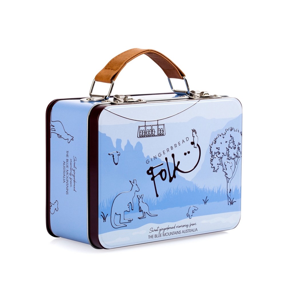 Gingerbread Folk True Blue Aussie Tin 200g
