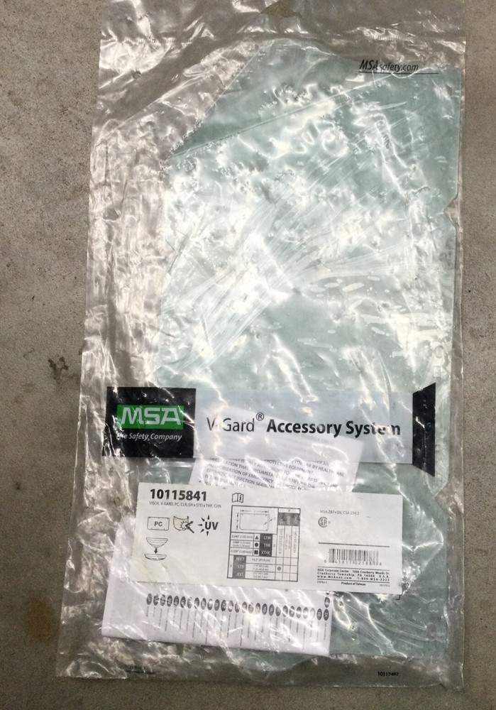 MSA V-GARD VISOR GUARD 10115841/FACTORY SEALED/