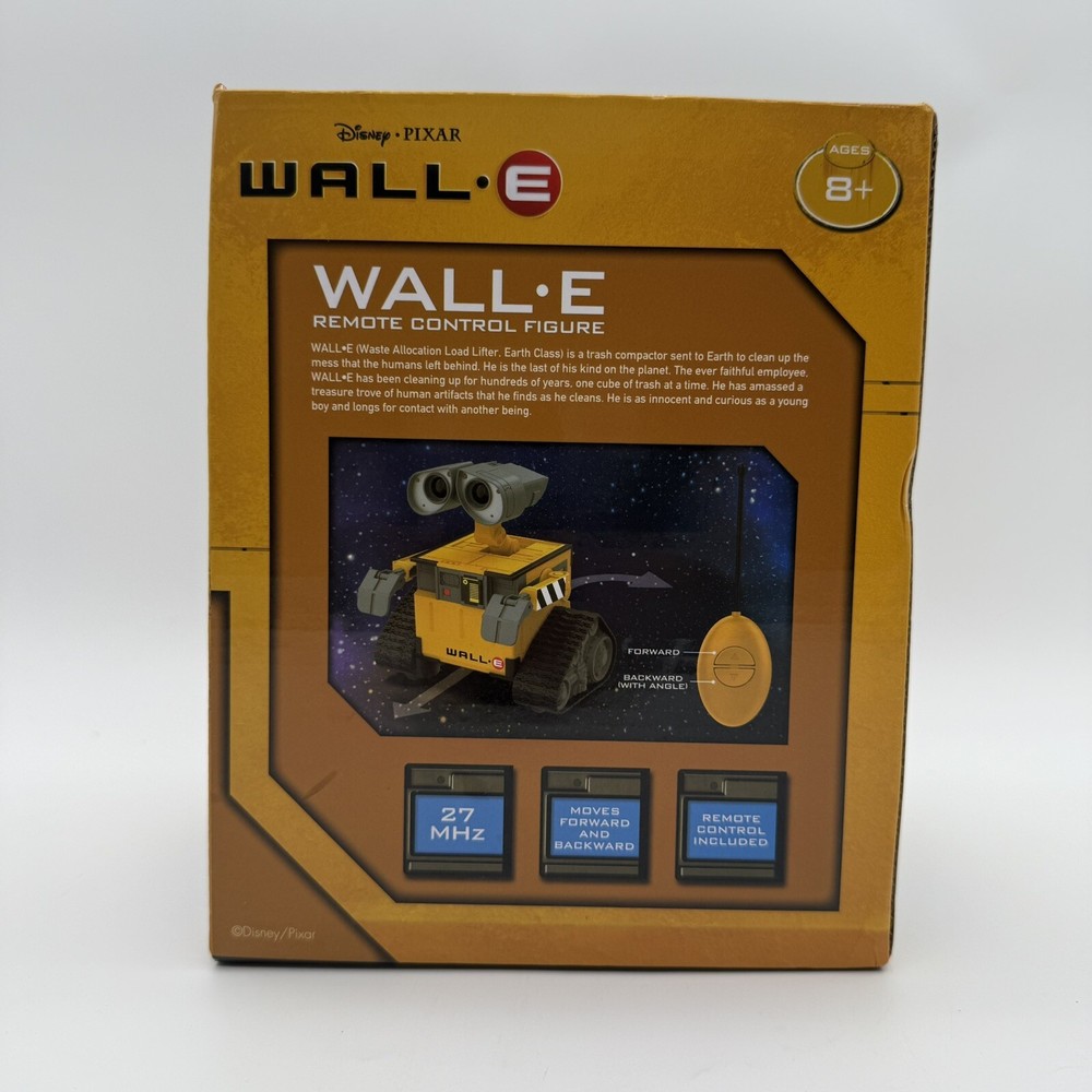 WALL-E WASTE ALLOCATION LOAD LIFTER REMOTE CONTROL ROBOT FIGURE DISNEY-PIXAR NIB