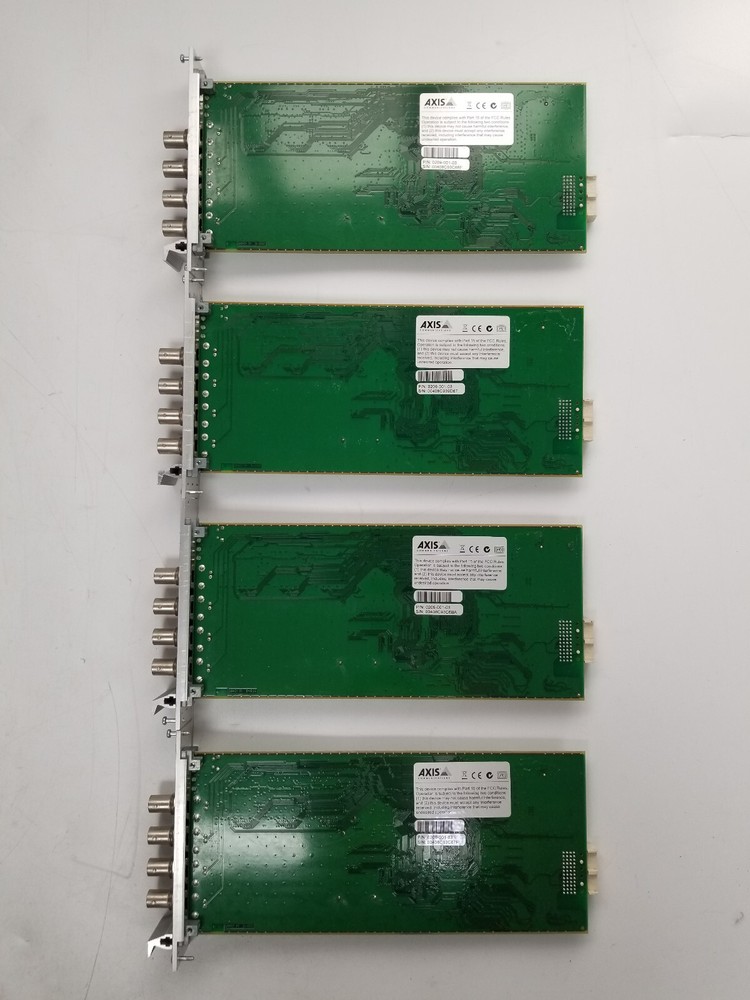 Lot of 4 Axis 241Q Blade Video Server Module for Axis Server Rack