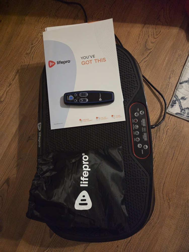 LifePro Waver Mini Vibration Plate Exercise Machine Black BNIB