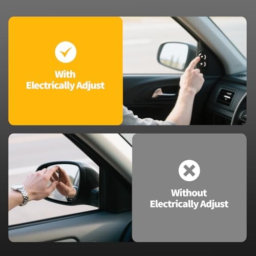 Driver Side Mirror Assembly Compatible with Accord 2008-2012 Side Door Left