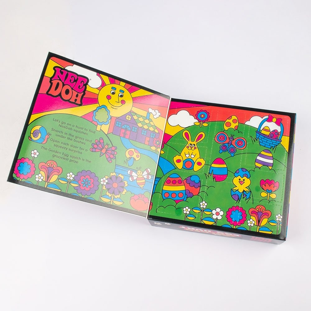 Nee Doh Nice Cube Super Solid Squish - NeeDoh Golden Egg Hunt Sensory Squeeze To