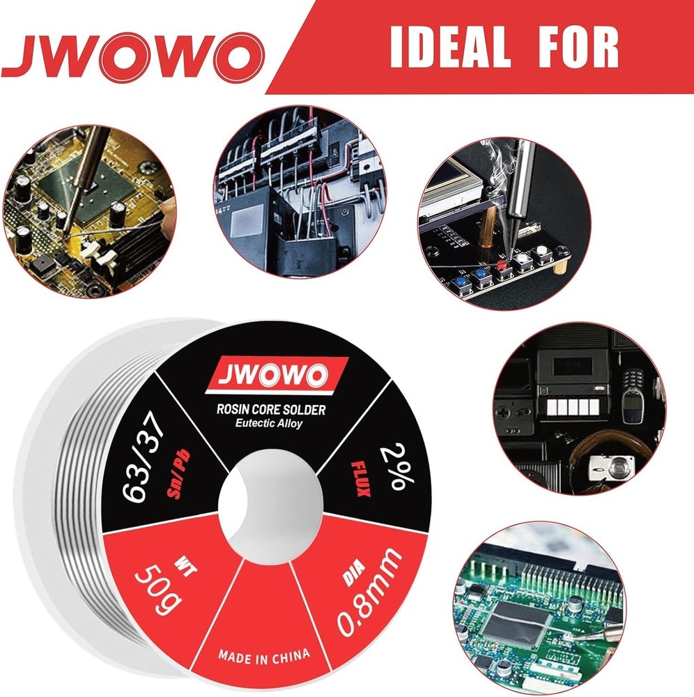 Precision 0.8mm Rosin Core Solder Wire for Electronics