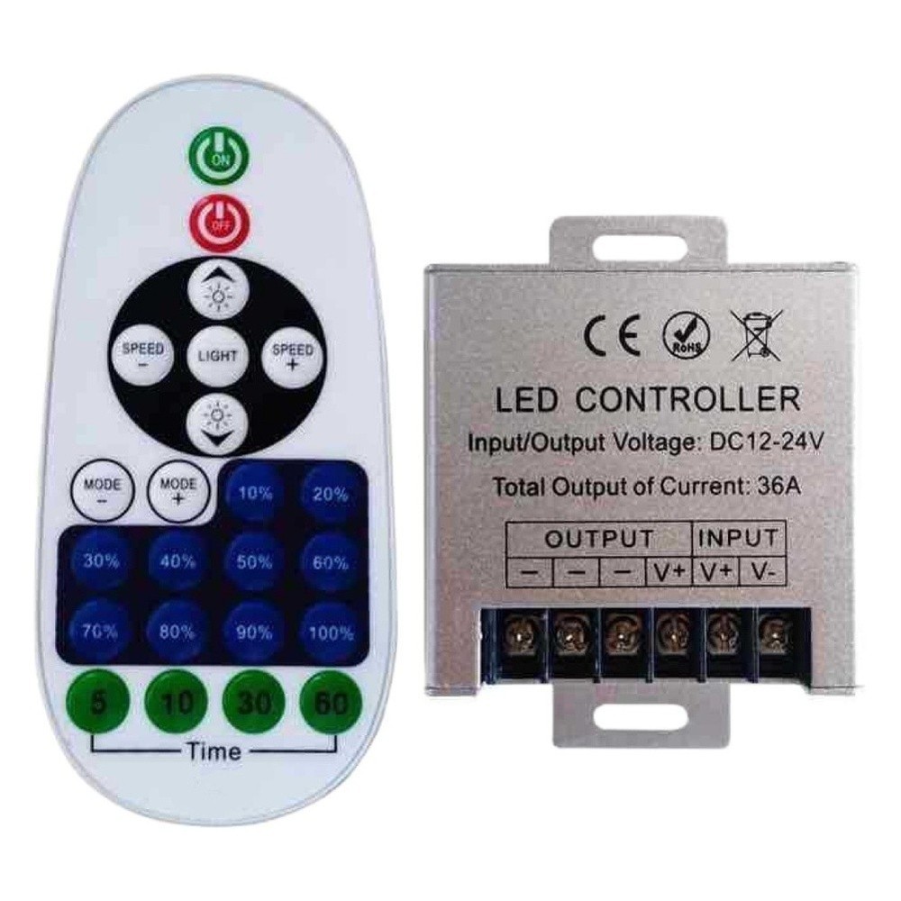 LED Controller 23 Key Input Aluminum Case DC12-24V 36A Output Capacity