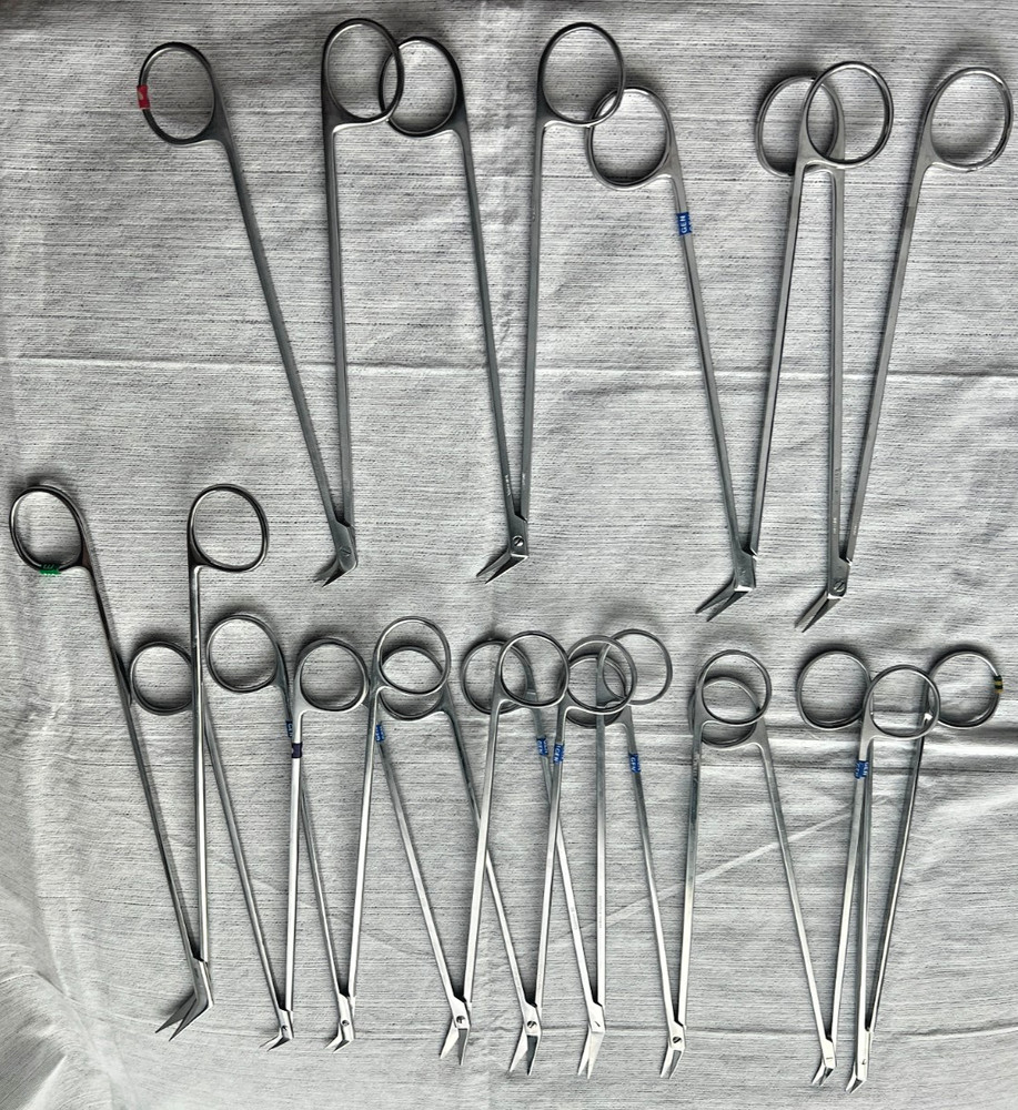 Potts-Smith Angled Dissecting Vascular Scissors Various Angle, Germany Stainless