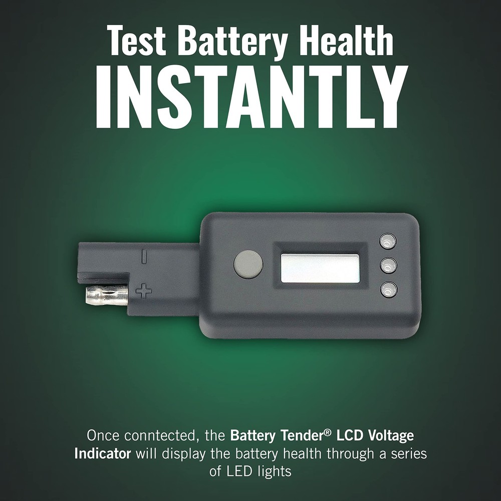 Battery Tender Voltage Indicator for Easy-to-Use Accurate 12V Battery Testing