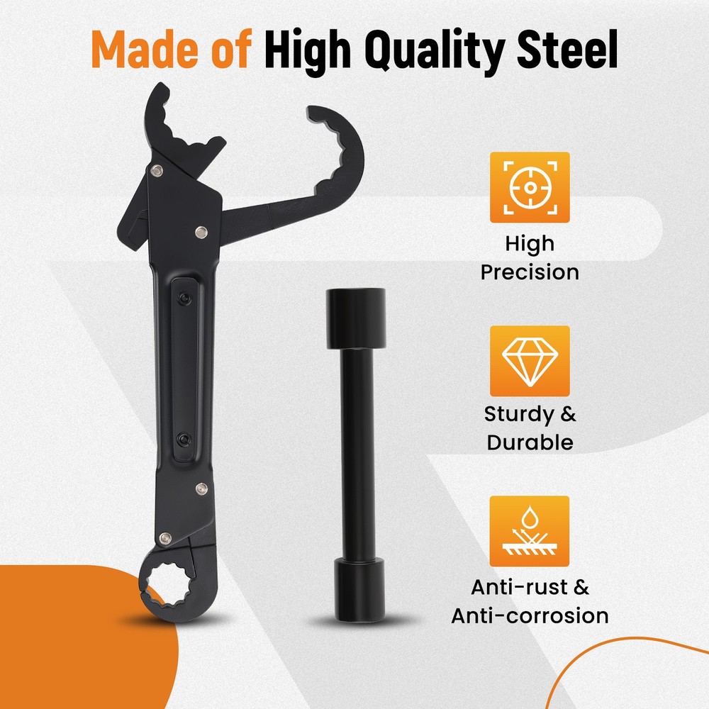 Plumbing Tools Angle Stop Angle-on Wrench Kit for Installing New Compression