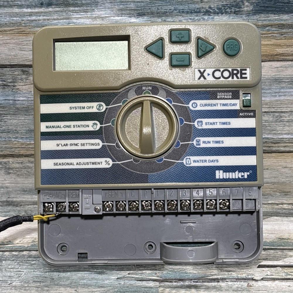 Hunter X-Core 6-Station Zone XC600i Sprinkler Irrigation Timer Controller Indoor