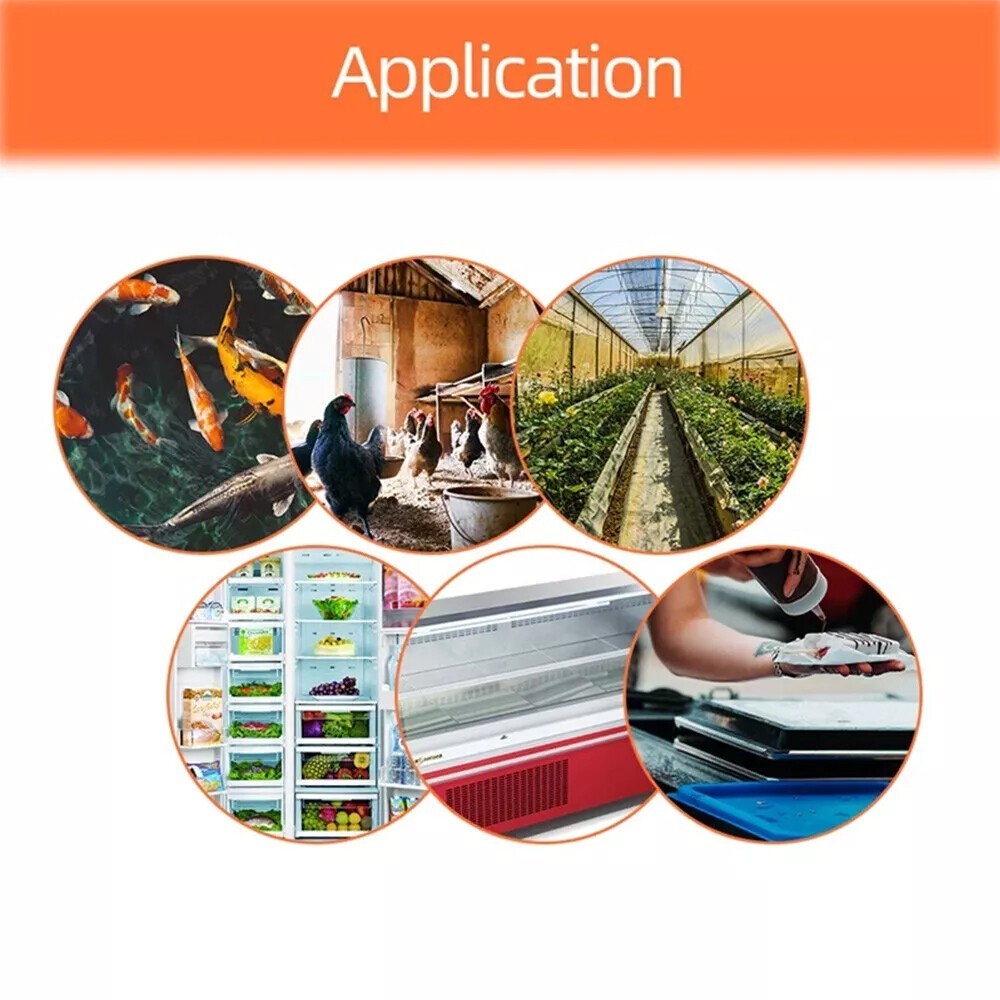 Digital Fahrenheit Temperature Controller Thermostat Control Relay Sensor