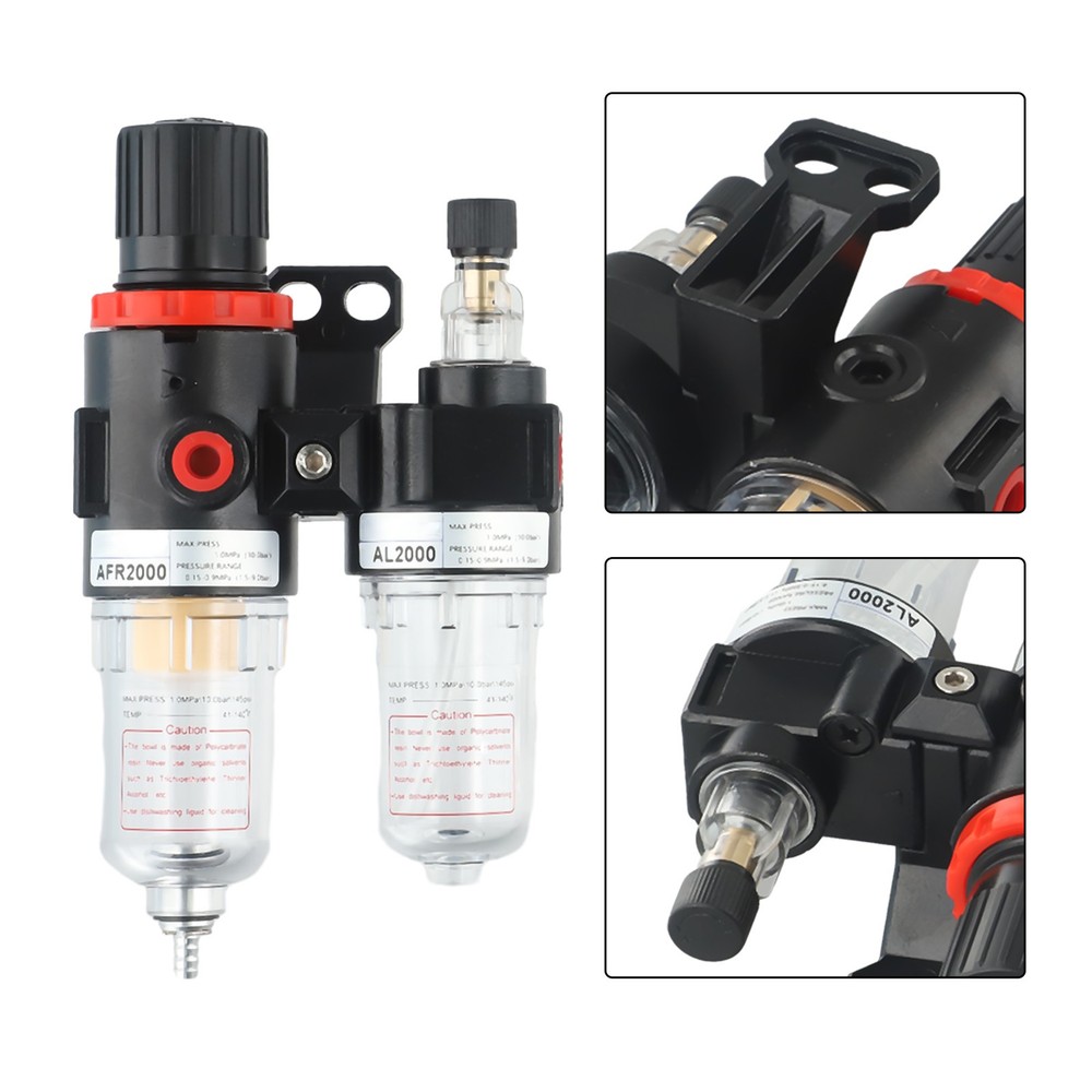 AFC2000 Plastic Air Source Treatment Filter Pressure Gauge Regulator Replacement