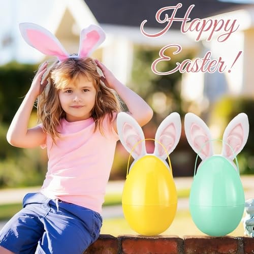 Pcs Jumbo Easter Eggs 10 Inch Plastic Giant Easter Eggs with 8 Muted Colors