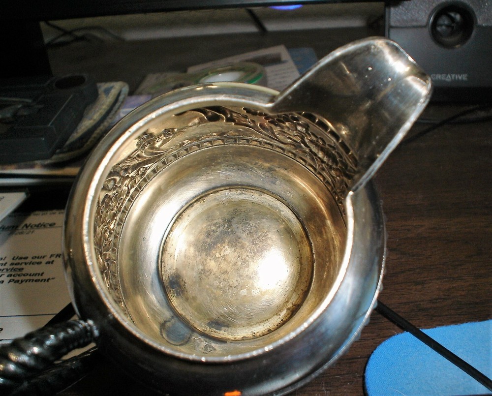 Beautiful Antique Victorian Silver Plate Cream Pitcher