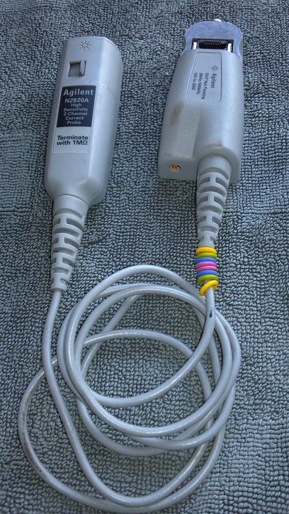 Agilent N2820A High Sensitivity 2Ch AC/DC Current Probe