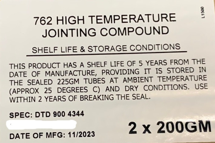 Silkolene Fuchs 762 Hi Temp Joint Compound